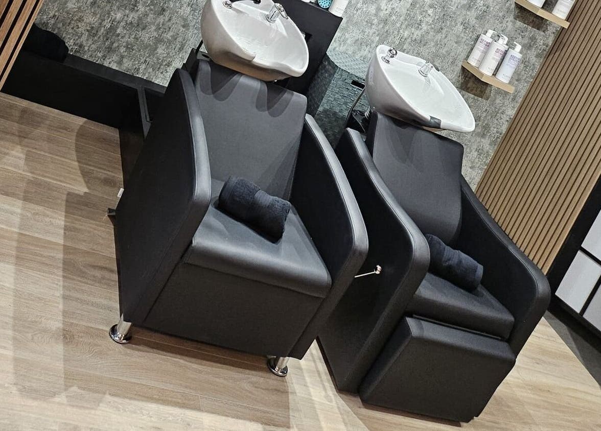 Elegant wash stations at Vibe Hair Spa, Co Wicklow, IE. Experience premier hair care.