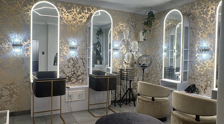 Elegant mirrors at THE BEAUTY BAR GROUP, Durban, Kwazulu-natal, ZA, showcasing luxurious interior design.