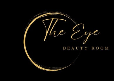 Elegant golden logo of The Eye Beauty Room located in Peterborough, England, GB.