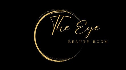 Elegant golden logo of The Eye Beauty Room located in Peterborough, England, GB.