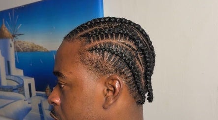 Intricate braided hairstyle created at Sammyhairco_gh, Accra, Greater Accra Region, GH.