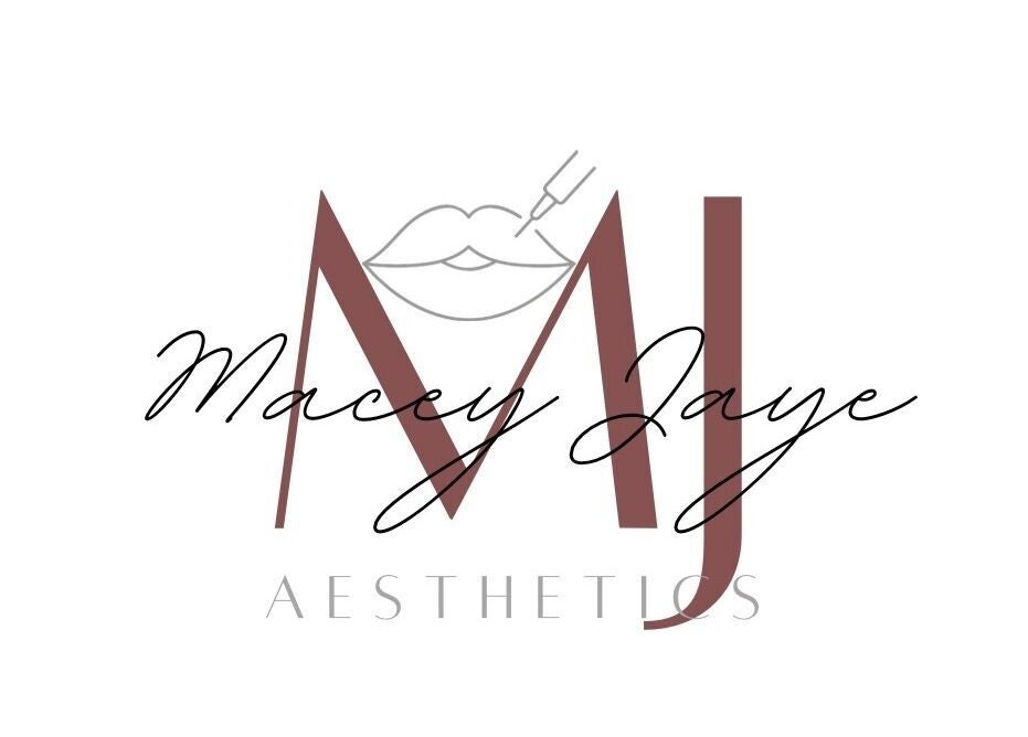 Logo of Macey Jaye Aesthetics, a beauty and wellness venue in Leigh, England, GB.