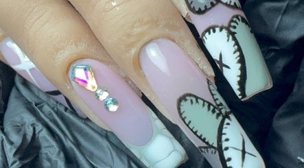Elegant nail art with rhinestones at Alsnailsxx, County Longford, County Longford, IE.