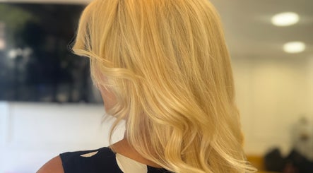 Blonde hair styled perfectly at Hair&Beauty24, Waltham Abbey, England, GB.