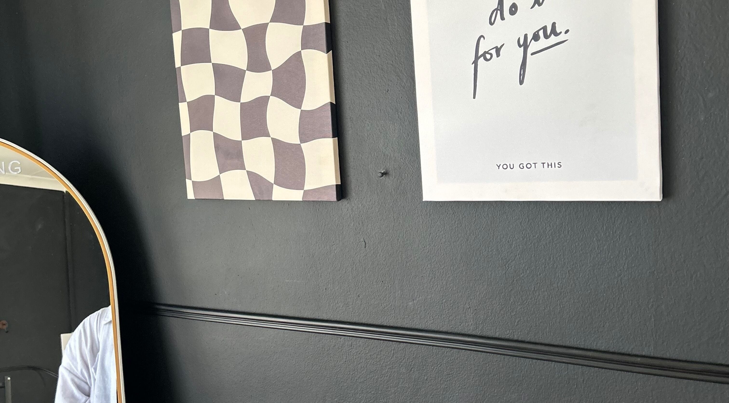 Decorative wall art at Lavin Laser and Aesthetics, Centurion, Gauteng, ZA, featuring motivational quotes.