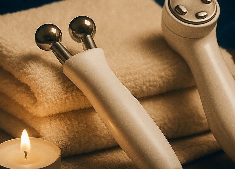 Modern tools and cozy towels at Alumora Tech Aesthetics, Abingdon, England, GB for a serene experience.