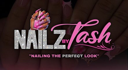 Nailz by Tash logo featuring glamorous nail art, located in Montego Bay, St. James Parish, JM.