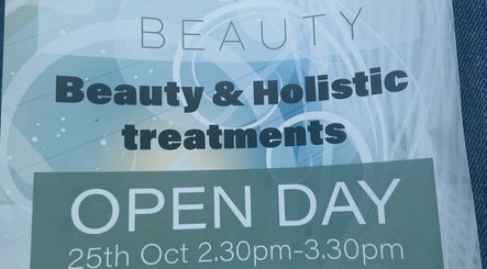 Urban Glow Beauty open day invite showcasing beauty and holistic treatments in Northam, England, GB.