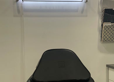 Comfortable treatment chair at Integrative Wellness & Aesthetics, Laredo, Texas, US.
