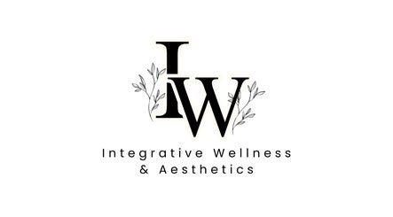 Integrative Wellness & Aesthetics logo featuring elegant floral design, Laredo, Texas, US.