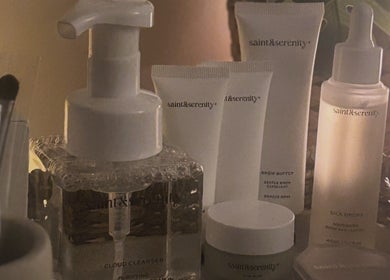 Skincare products at Formè, Evesham, England, GB showcasing premium spa essentials.