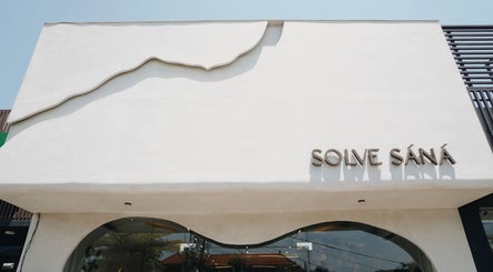 Modern facade of Solve Sana in Bali, Bali, ID, showcasing its sleek architectural design.
