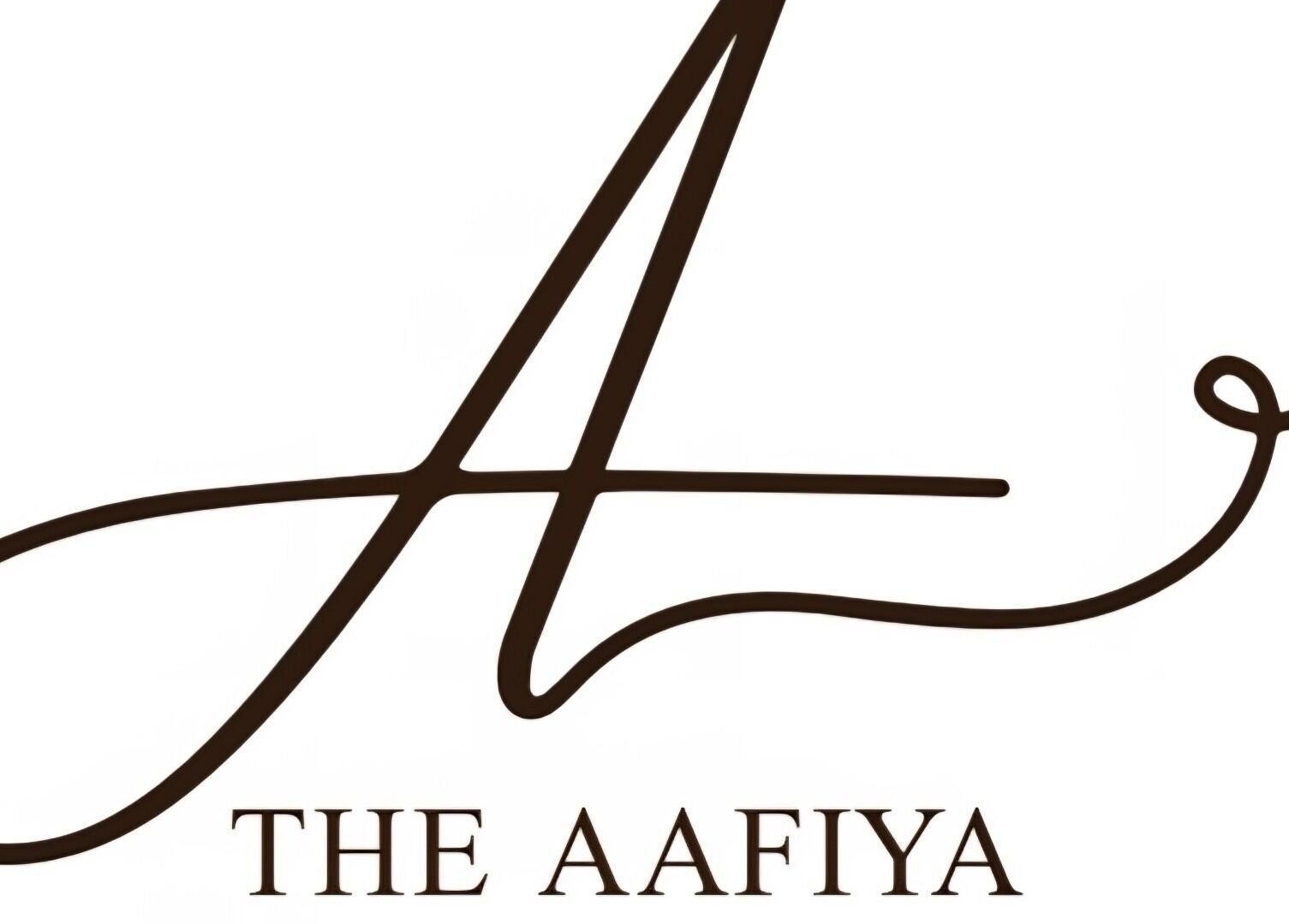 Elegant logo of The Aafiya Collective located in Blackburn, England, GB, showcasing an artistic 'A' design.
