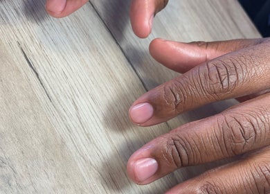 Manicured nails at Tenaj Nails & Beauty, Accra, Greater Accra Region, GH. Experience top-notch nail care services.