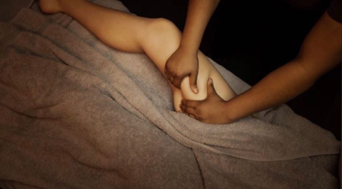 Intimate leg massage at Diana Therapy in London, GB, providing ultimate relaxation and wellness.