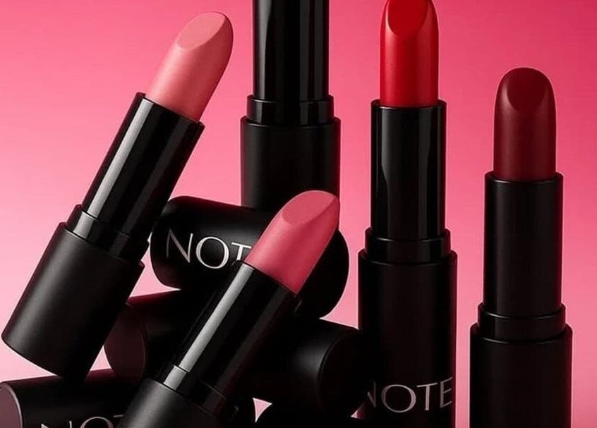 Assorted lipsticks in pink and red shades at diva.beauty.by.reem, Hebron, PS.