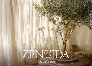 Peaceful corner with tree at ZenVida Foot & Body, Madrid, Comunidad De Madrid, ES, enhancing tranquility.