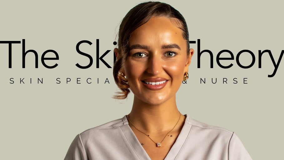 Skin specialist at The Skin Theory Lichfield, England, GB smiling confidently.