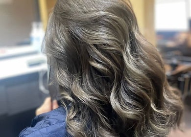 Close-up of styled wavy hair at Five Seconds Salon - Al Raed, Riyadh, Riyadh Province, SA.