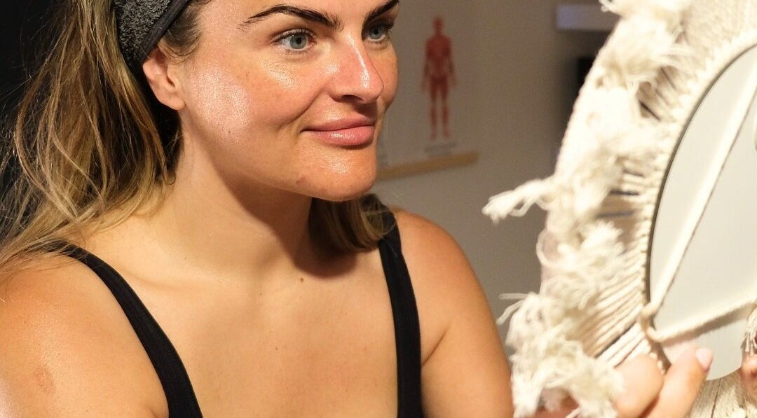 A woman enjoys a beauty session at Lilybella Beauty in Chudleigh, England, GB.