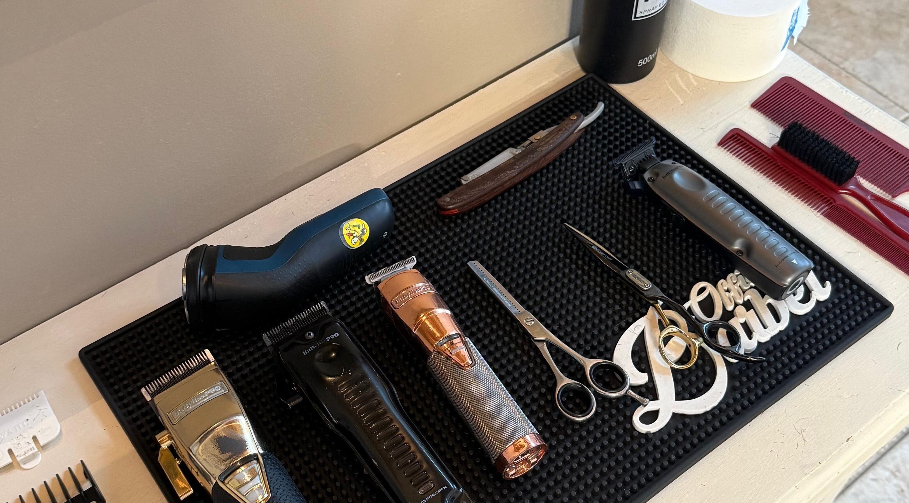 Herramientas de barbería en Agus barbería, Campana, Provincia De Buenos Aires, AR.