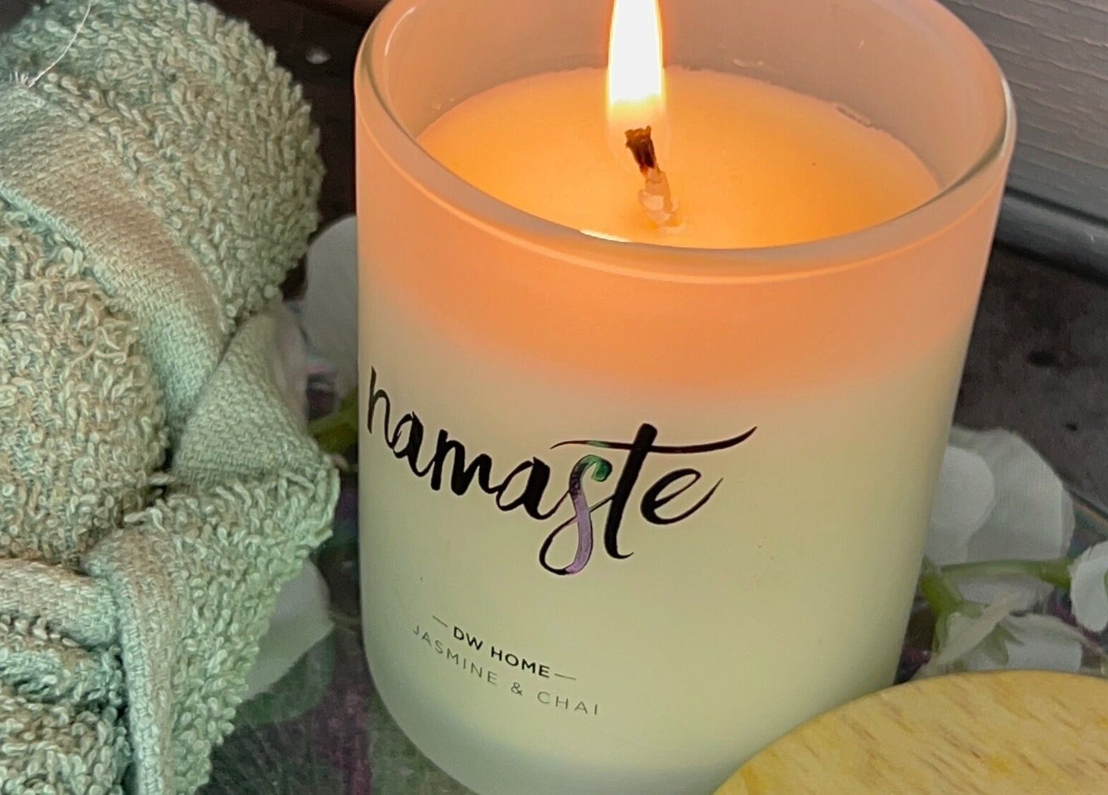 Serene candlelit spa atmosphere at Beautiful You, Birmingham, England, GB.