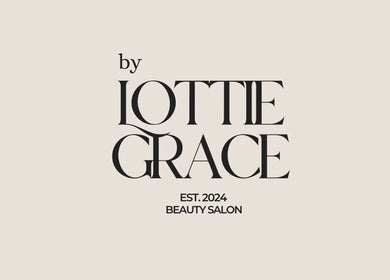 By Lottie Grace logo in elegant font at Margate, England, GB.