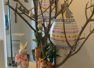 Festive Easter decor at Thassanee Face Lifting and Lymphatic Drainage Massage, Waitara, New South Wales, AU.