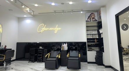 Interior of Glam & Go Ladies Salon L.L.C in Dubai, AE showcasing plush seating and elegant decor.