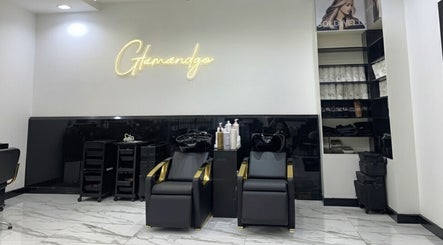 Luxurious salon chairs at Glam & Go Ladies Salon L.L.C, Dubai, Dubai, AE, offering premium beauty services.