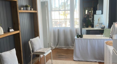 Cozy waiting area of IPL Aesthetics - Bundall with stylish decor in Bundall, Queensland, AU.