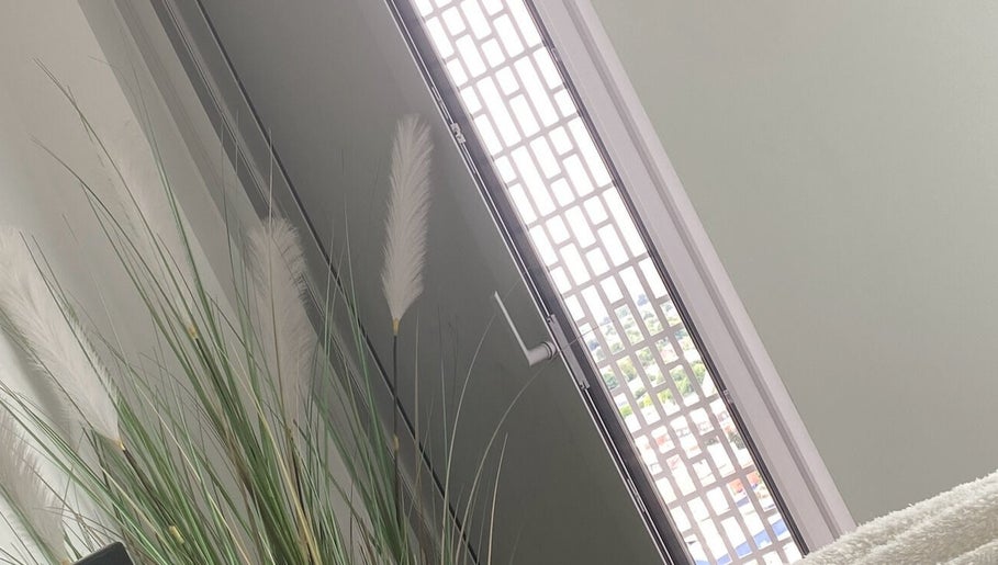 Peaceful space with green plants and soft lighting at Byjords, Salford, England, GB.