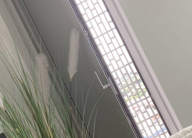 Peaceful space with green plants and soft lighting at Byjords, Salford, England, GB.