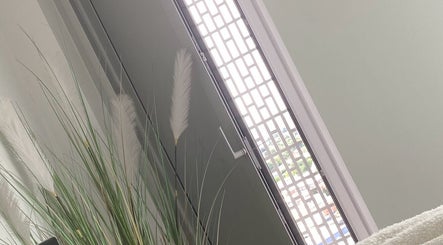 Peaceful space with green plants and soft lighting at Byjords, Salford, England, GB.