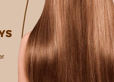 Shiny, smooth brown hair at Shecky hair and beauty, Cape Town, Western Cape, ZA.