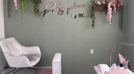 Elegant interior of Pretty Palace by NCM in Willemstad, Curaçao, CW featuring stylish seating and floral decor.