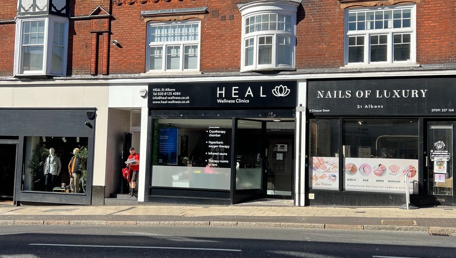 AtelieRx exterior at St Albans, England, GB, showcasing a modern beauty and wellness venue.