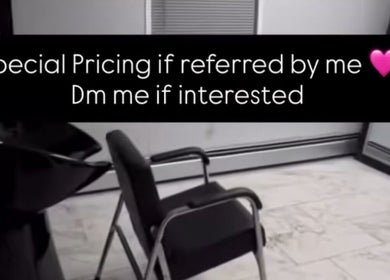Modern salon interior at 🩷Perfectly Tailored🩵🪡, Westland, Michigan, US, offering special pricing with referrals.