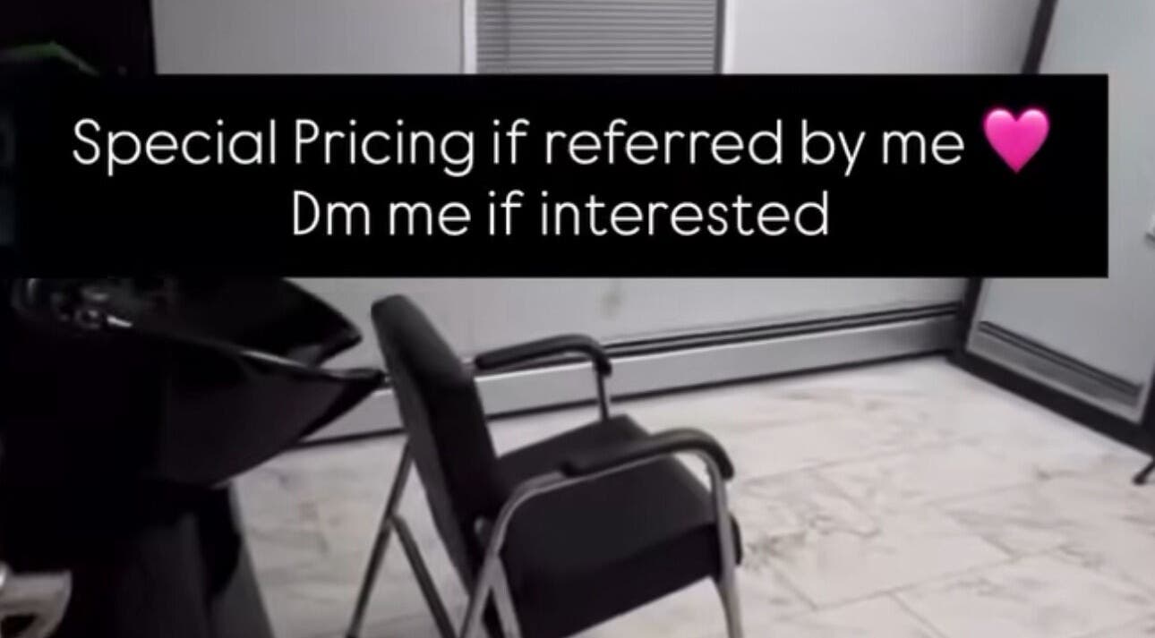 Modern salon interior at 🩷Perfectly Tailored🩵🪡, Westland, Michigan, US, offering special pricing with referrals.