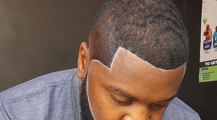 Close-up of a crisp haircut at Le Brand 254, Nairobi, Nairobi County, KE.