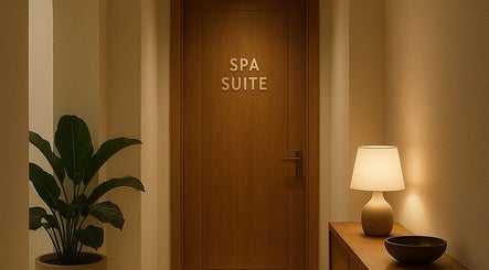 Entrance to the tranquil spa suite at Luxury Nail Lounge Waldorf in Waldorf, Maryland, US.