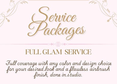 PRINCESS GLAMHOUSE service packages offer full glam service in Calgary, Alberta, CA with airbrush finish.