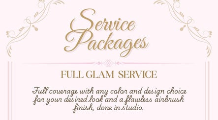 PRINCESS GLAMHOUSE service packages offer full glam service in Calgary, Alberta, CA with airbrush finish.