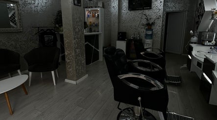Изискан интериор на Barbershop Solakov, Стара Загора, Стара Загора, BG с модерен дизайн и удобни кресла.