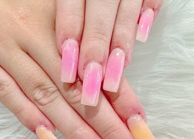 Elegant pink ombre nails at 3/285 Bay St, Port Melbourne Vic 3027 in Melbourne, Victoria, AU.