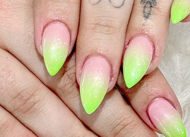 Bright neon gel nails at 3/285 Bay st, Port Melbourne Vic 3027, Melbourne, Victoria, AU showcasing vibrant colors.