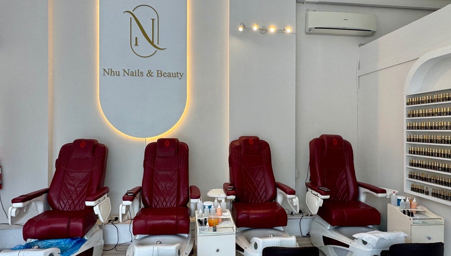 Luxurious nail chairs at Nhu Nails and Beauty, Melbourne, Victoria, AU, offering premium comfort and style.