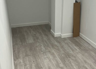 Minimalist room at Beauty by Abigail Jessica, Chesterfield, England, GB features sleek flooring and clean walls.