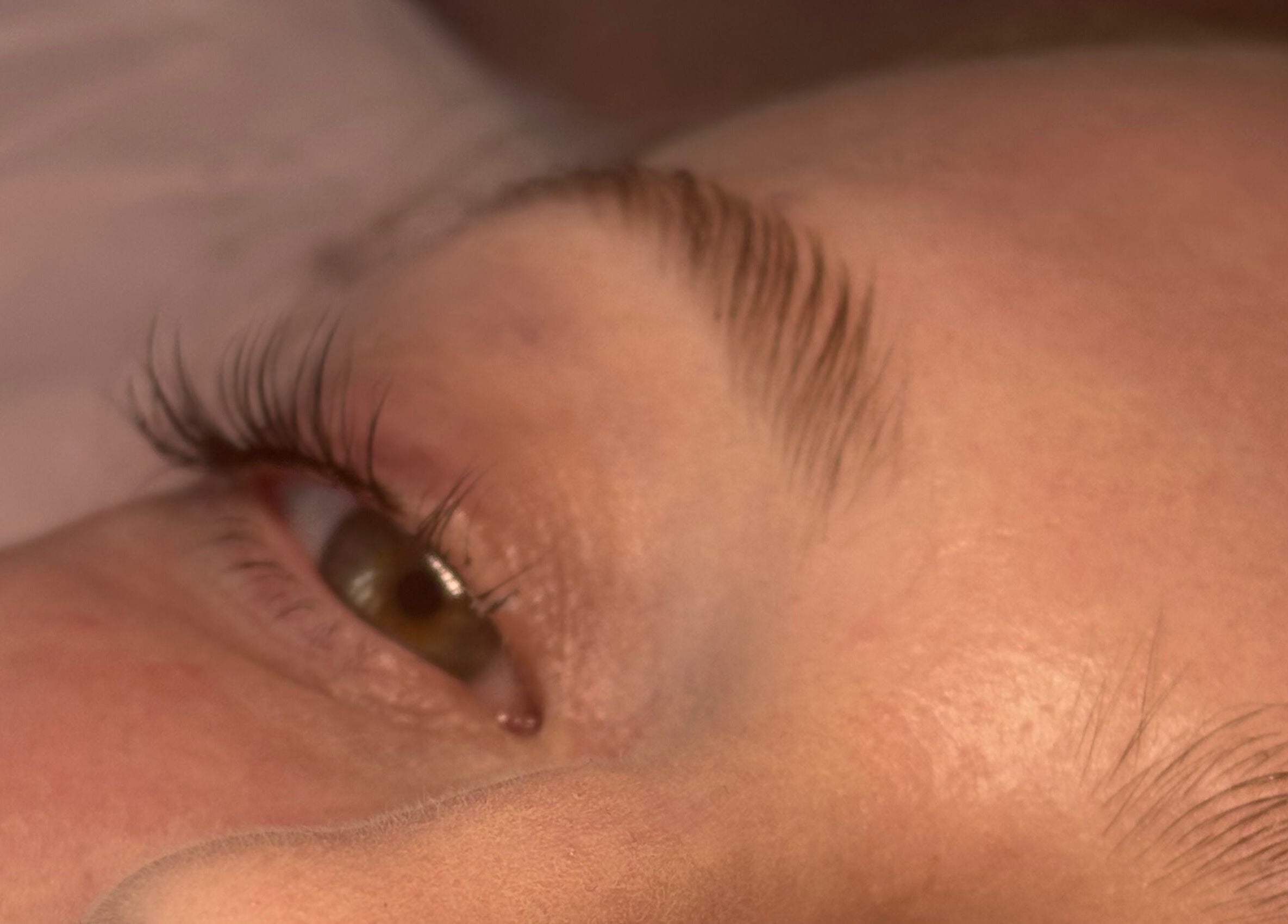 Close-up of professionally styled lashes at Live Love Lash, Bicester, England, GB, showcasing lash enhancement.