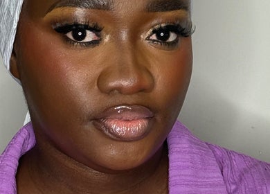 Elegant makeup at WETPARLOR in Lanham, Maryland, US showcasing flawless beauty.